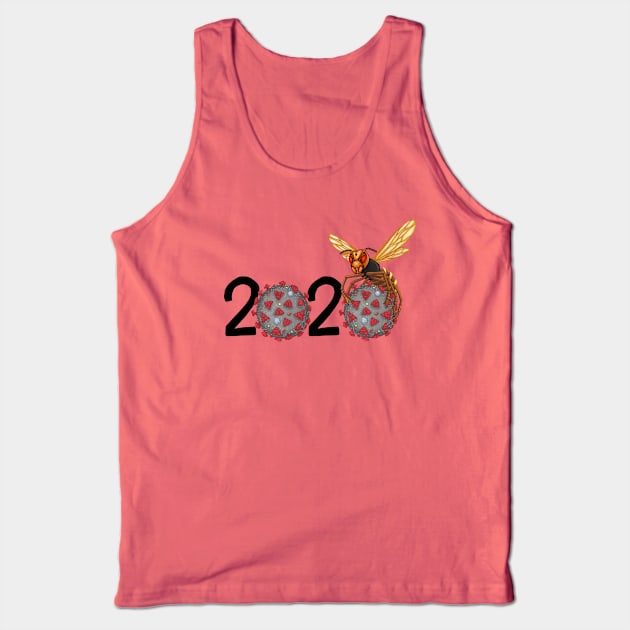 The Bugs of 2020 (red) Tank Top by RollingDonutPress